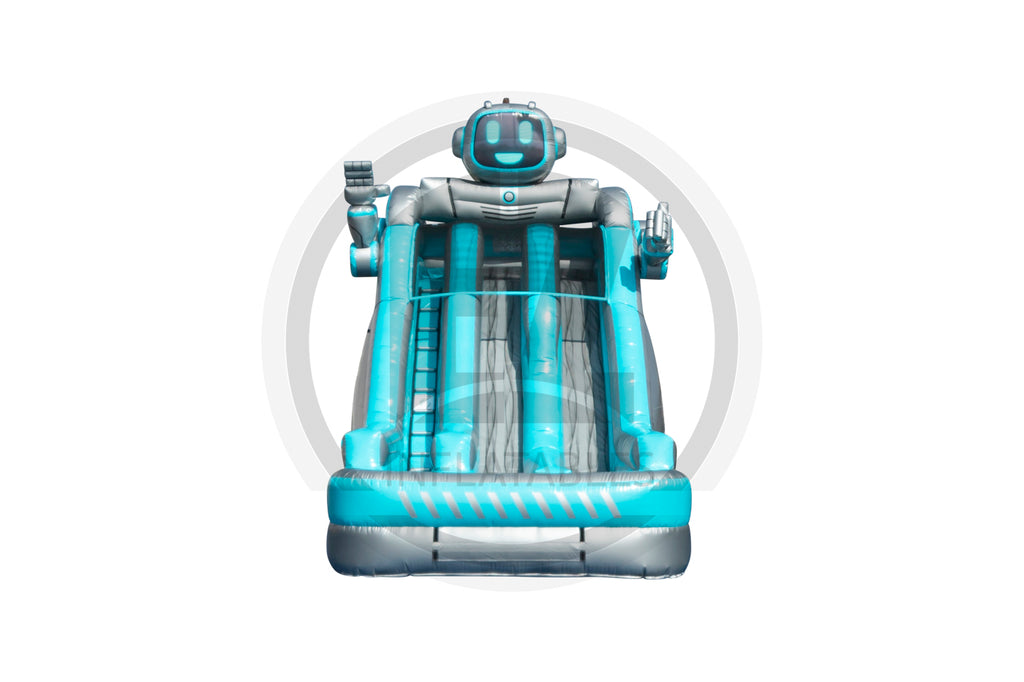 18 Bot Double Lane Dry Slide-S1051 -EZ Inflatables