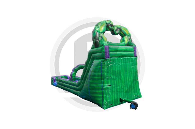 Ez Inflatable Slides EZ-Inflatables-20 Hulk DL SP Water Slide-WS1627 – EZ Inflatables