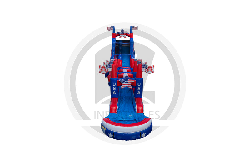 27 Stars & Stripes SL SP Water Slide + Slip & Slide
