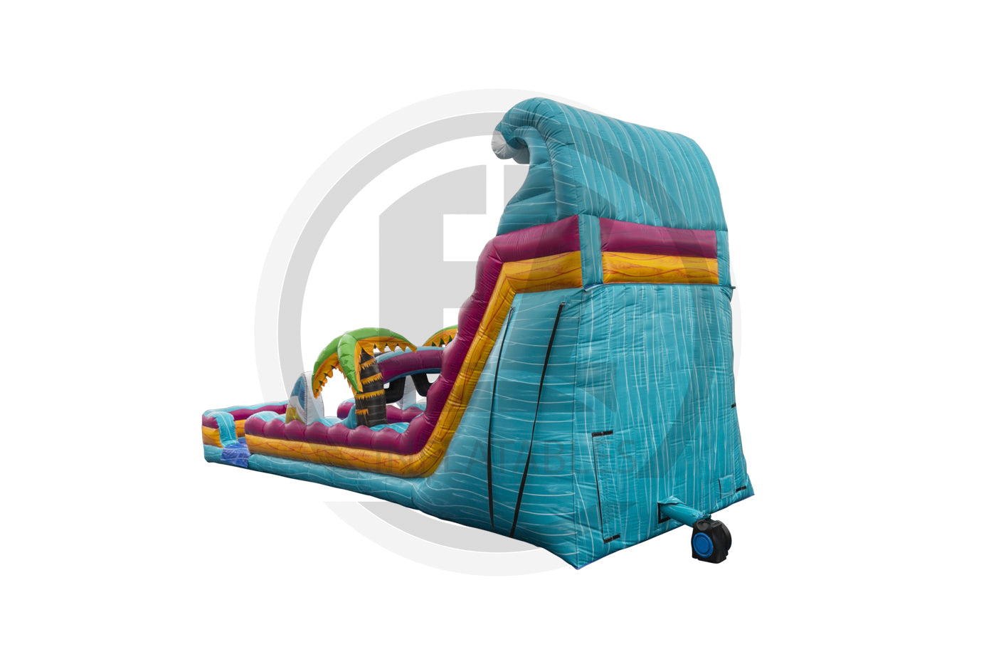 Ez Inflatable Slides EZ-Inflatables-20 Beach Life DL IP Water Slide-WS1650-IP – EZ Inflatables