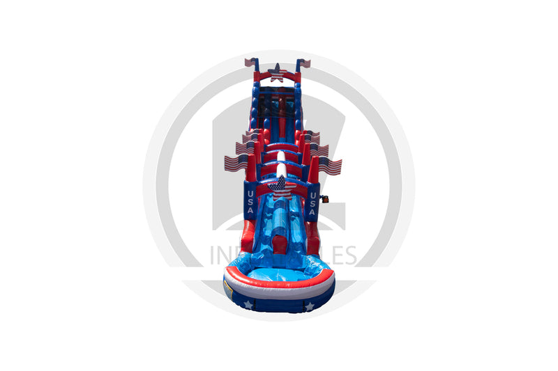 27 Stars & Stripes DL SP Water Slide + Slip & Slide-tx