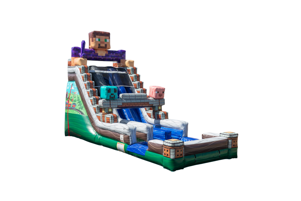 18 Pixelated DL Water Slide