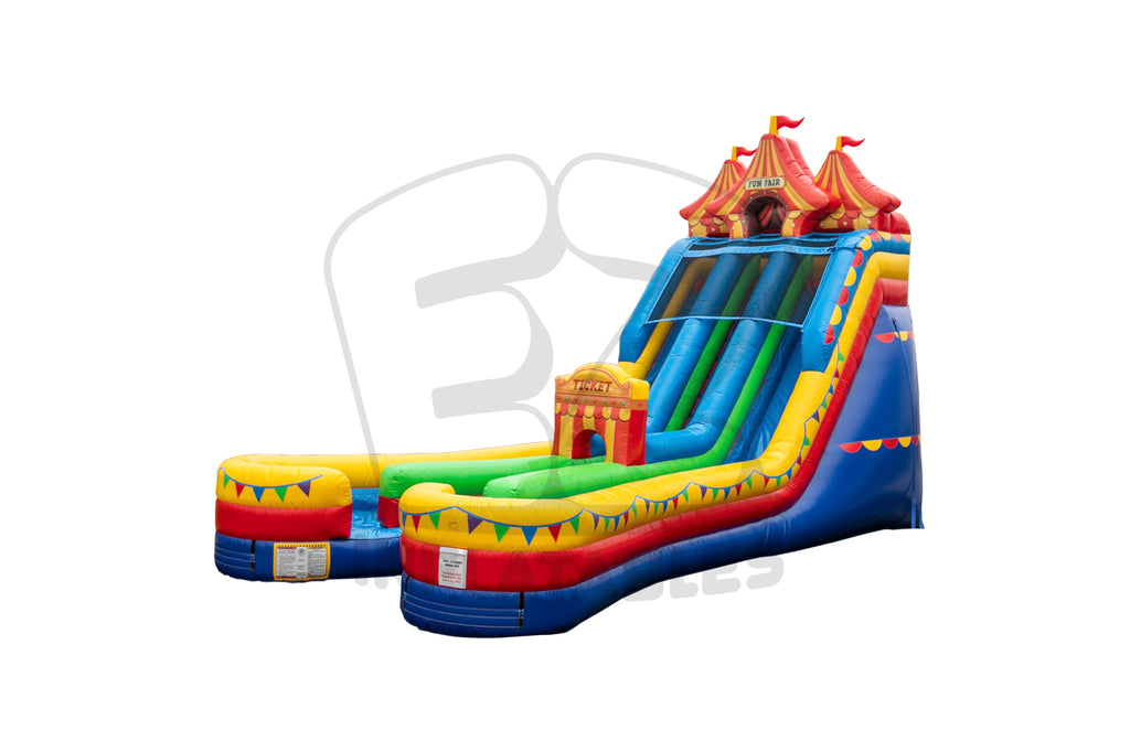 Ez Inflatable Slides EZ-Inflatables-20 Carnival Double Slide DL IP Water Slide-WS2001IP – EZ ...
