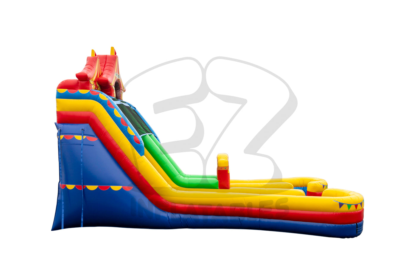 Ez Inflatable Slides EZ-Inflatables-20 Carnival Double Slide DL IP Water Slide-WS2001IP – EZ ...