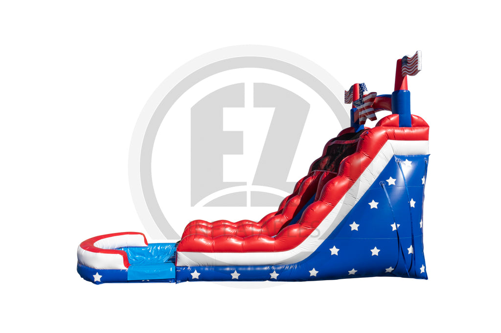 22 Stars & Stripes DL SP Water Slide – EZ Inflatables