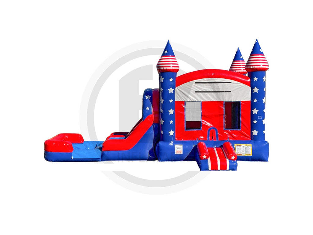 Stripes Inflatable Stars & Stripes DL Inflatable Pool-C1177-IP-EZ Inflatables