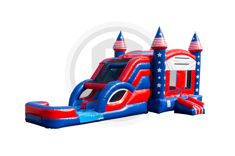 Stars & Stripes Inflatable Pool LG Combo