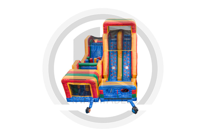 126 Marble Run 3 Pc Obstacle Course-TX