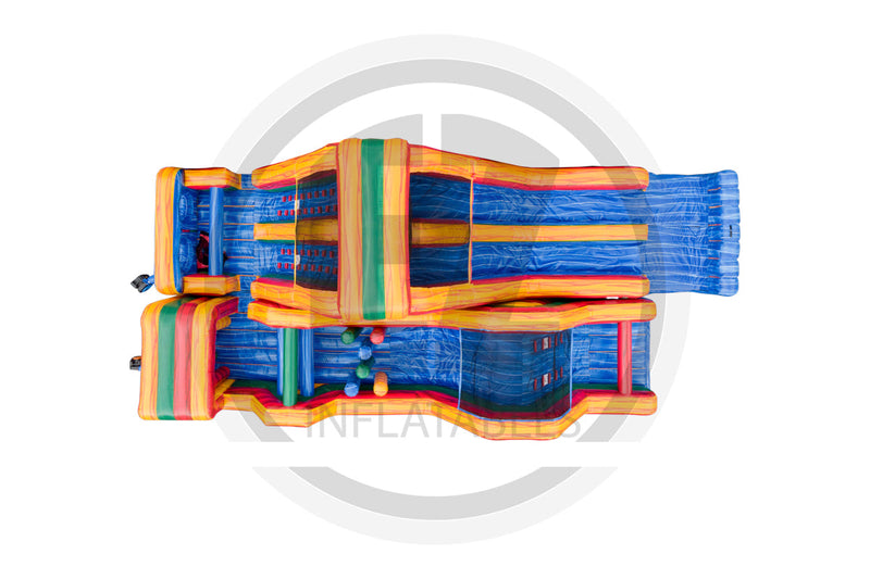 126 Marble Run 3 Pc Obstacle Course-TX