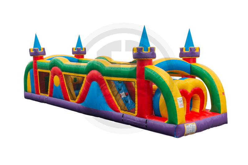 38 Rainbow Castle Run Obstacle Course