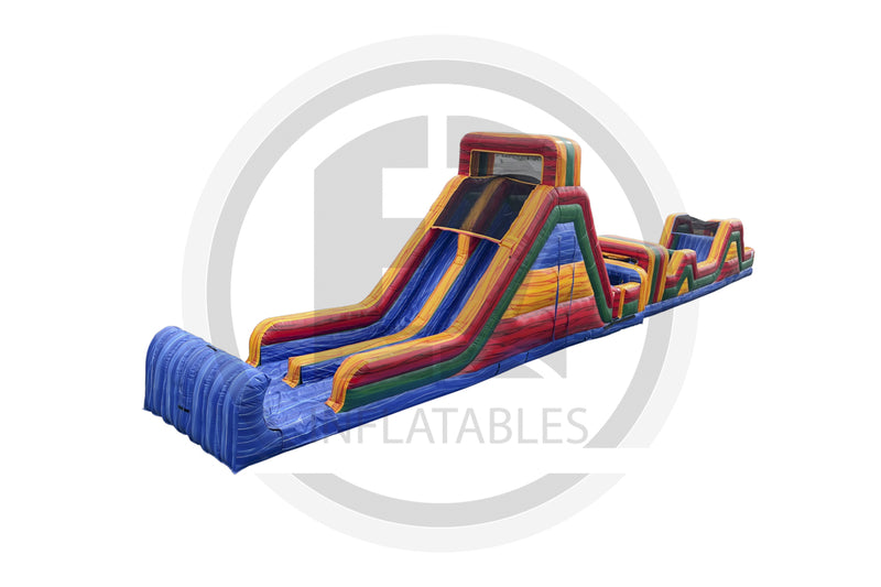 84 Marble Run 2 Pc Wet Dry Obstacle Course