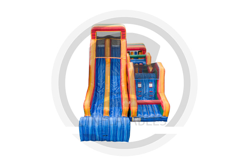 84 Marble Run 2 Pc Wet Dry Obstacle Course