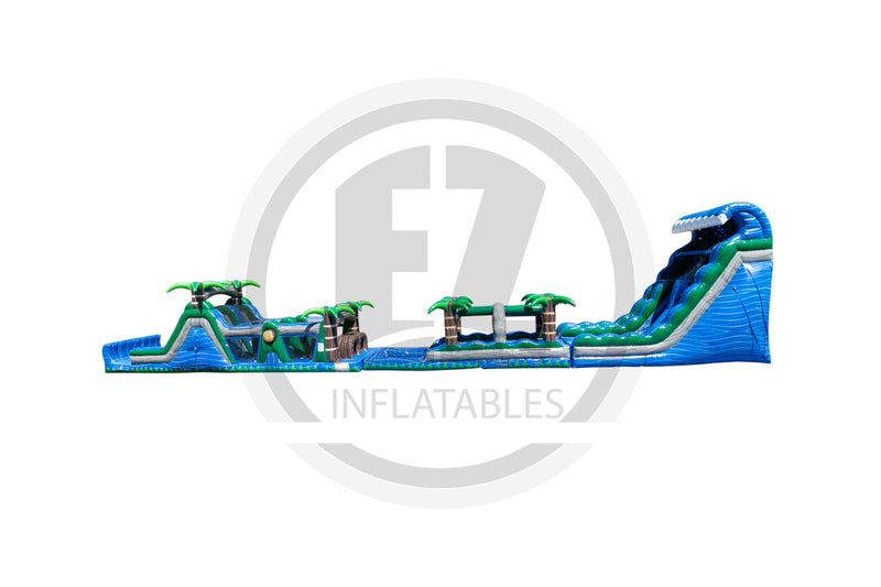 22 Waterslide + Slip & Slide + Obstacle Course