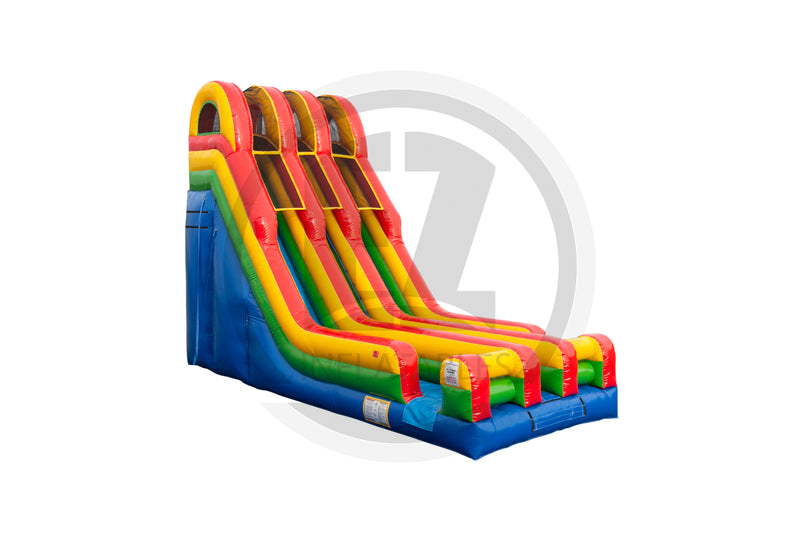 22 Sunny Stripes Double Lane Dry Slide