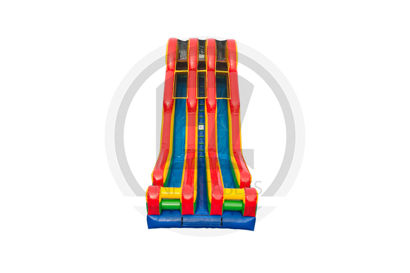 22 Sunny Stripes Double Lane Dry Slide