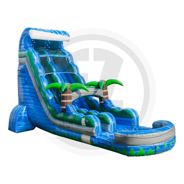 22-Ft−Blue−Crush Tsunami Water Slide-WS1063 – EZ Inflatables