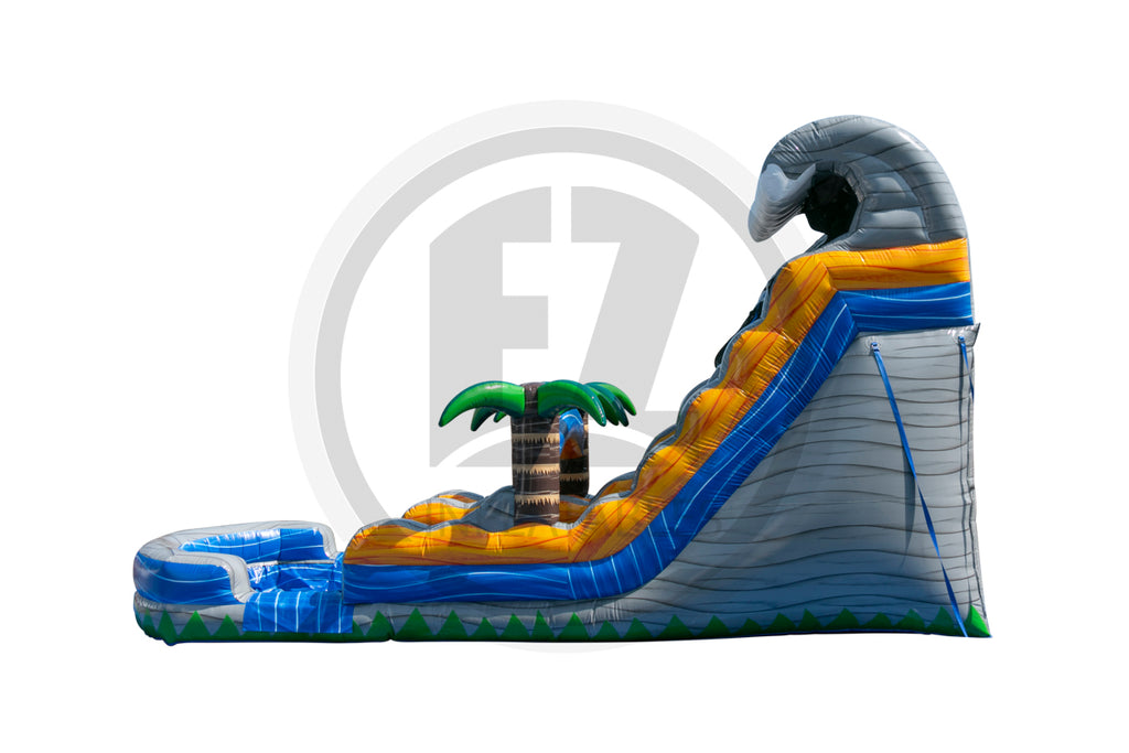 Ez Inflatable Slides 18 Infernal Cascade DL SP Water Slide – EZ Inflatables