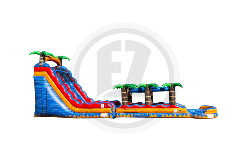 22 Tropical Inferno DL SP Water Slide + Slip & Slide