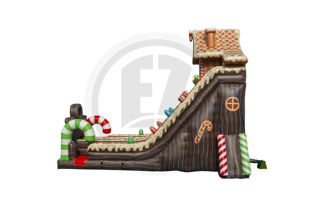 27 Gingerbread House Double Lane-S1036-EZ Inflatables
